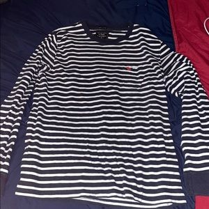 Striped Abercrombie long sleeve tee